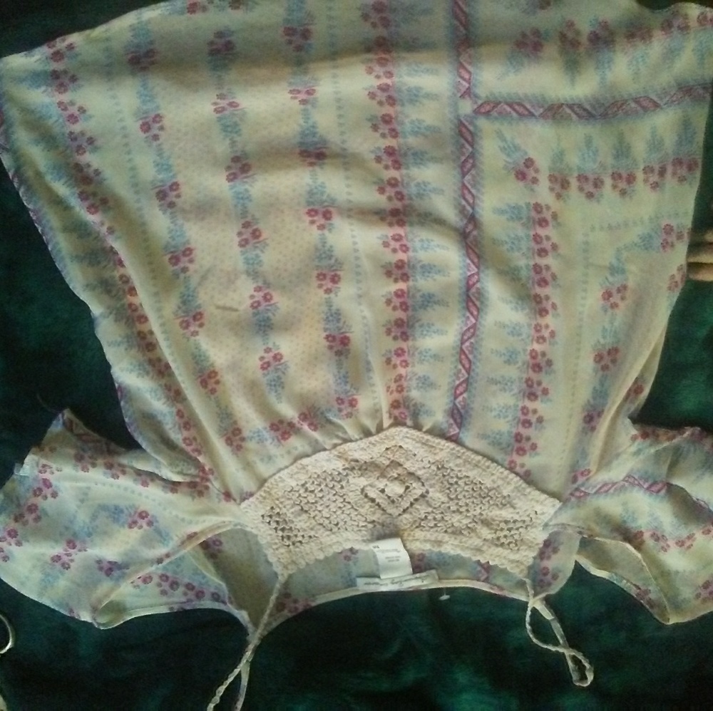 Cream blouse